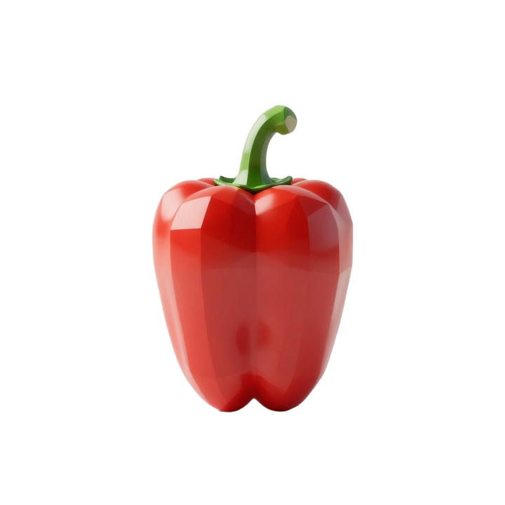 Elegant Low Poly Chili Pepper Decorative STL Sculpture
